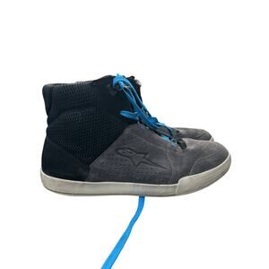 Alpinestars Chrome Air Shoes Gray Black Motorcycle Shoe Sneaker Size 13